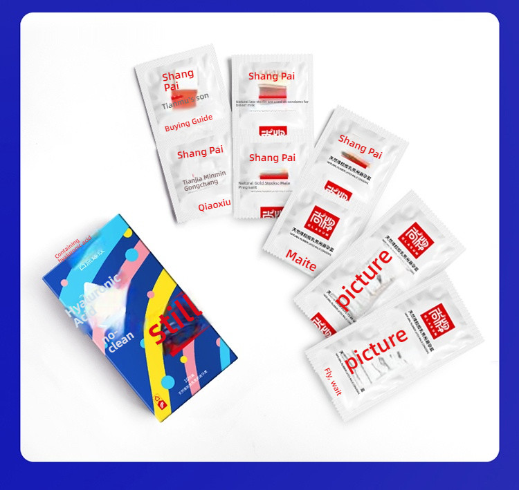 Shangpai Convex Thread Hyaluronic Acid Condom Medium 10 Pack