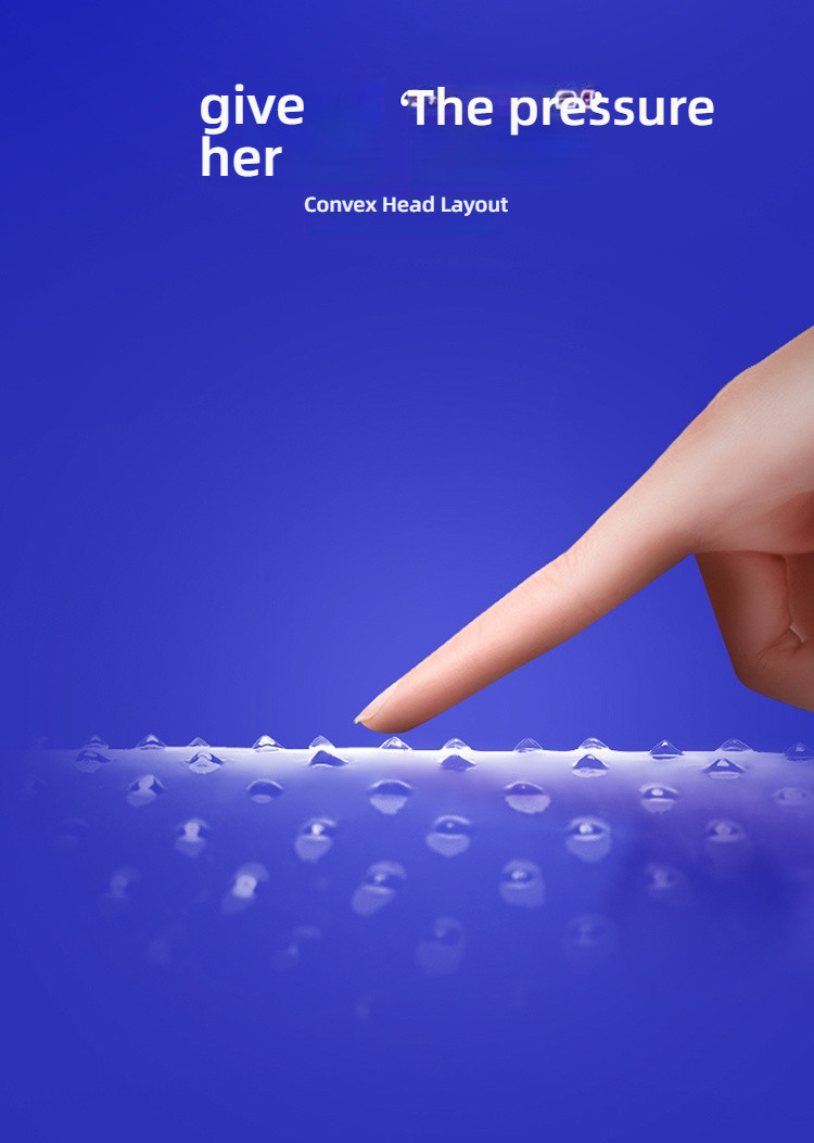 Shangpai Convex Thread Hyaluronic Acid Condom Medium 10 Pack