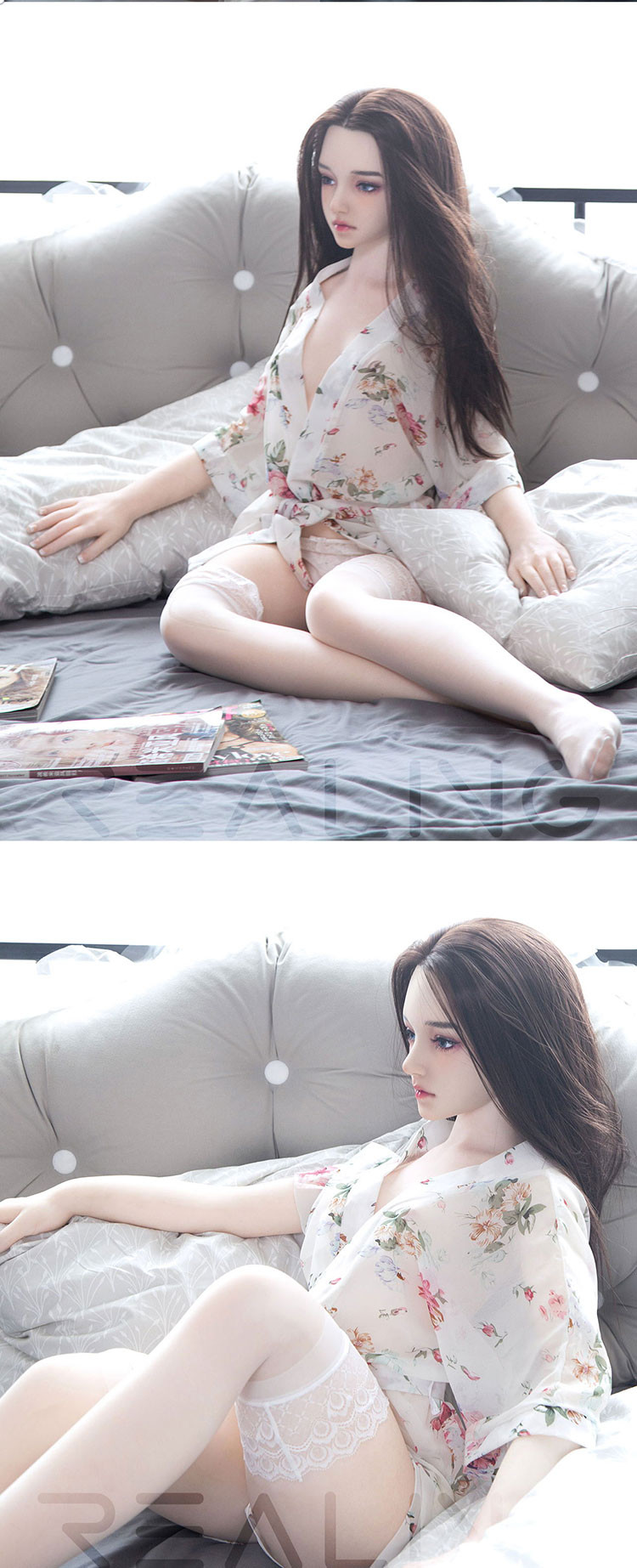 REALING Clear and Pure Girl Real Scale Solid Doll 150cm