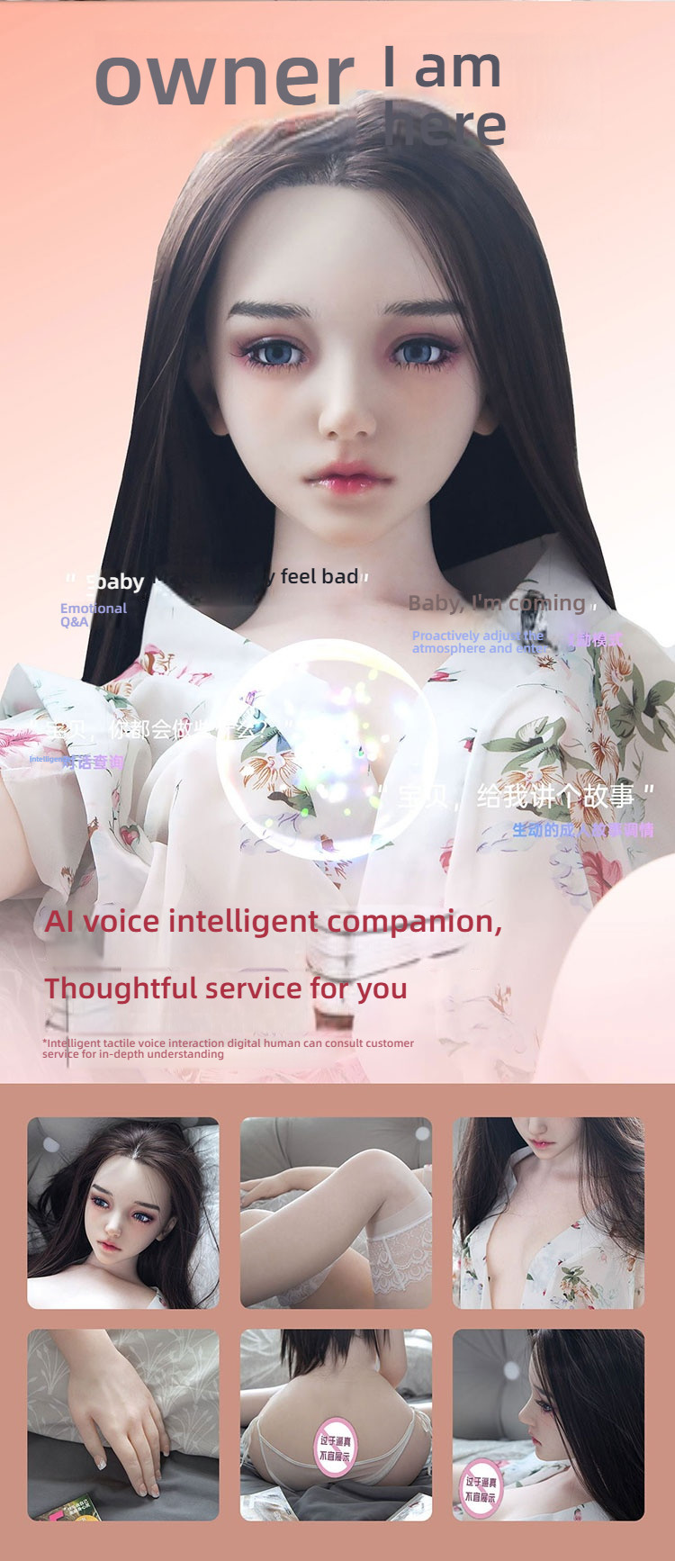 REALING Clear and Pure Girl Real Scale Solid Doll 150cm