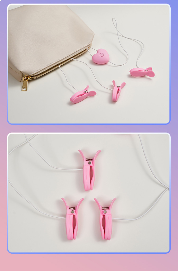 OMYSKY Fun Milk Clip 3-clip, a dual stimulation choice for both breasts and genitals