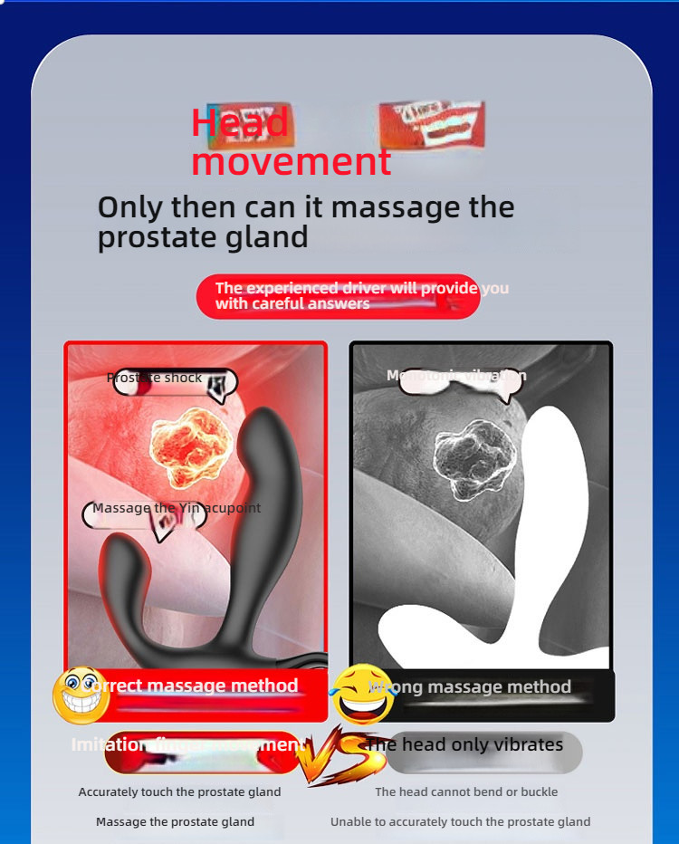Aladdin powerful multi frequency strong earthquake prostate massager