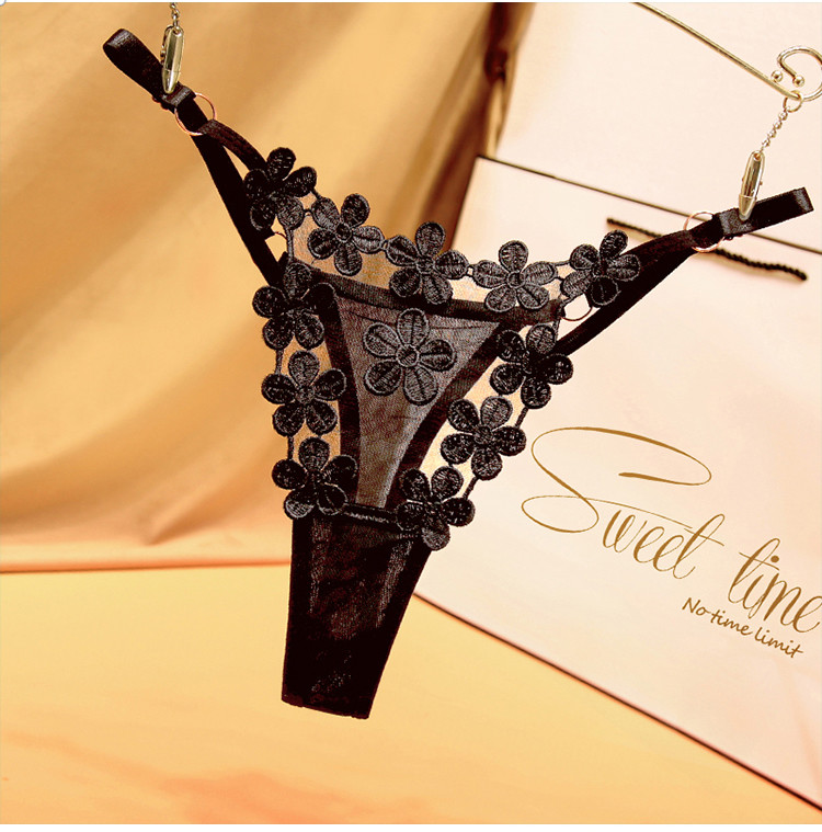 Stacy Japanese Sweet Petal Mesh Underwear
