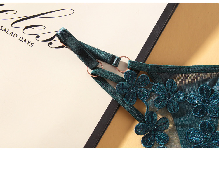 Stacy Japanese Sweet Petal Mesh Underwear