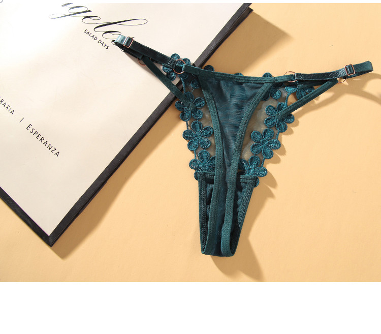 Stacy Japanese Sweet Petal Mesh Underwear