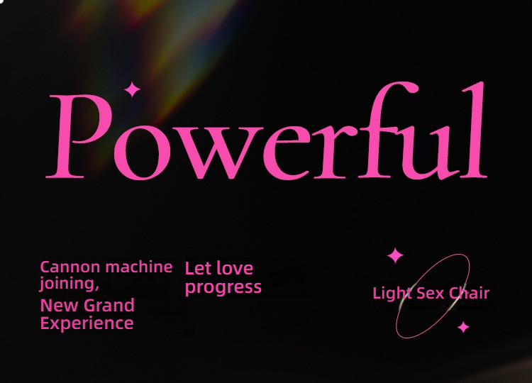 Mystery Girl Light Sex Cannon Chair Set