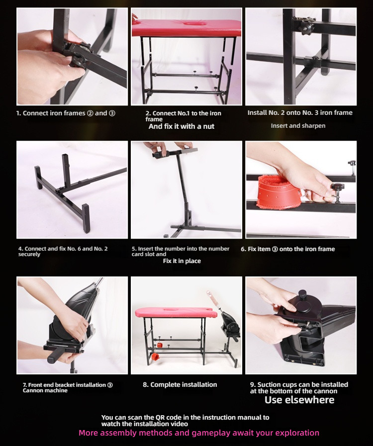 Mystery Girl Light Sex Cannon Chair Set