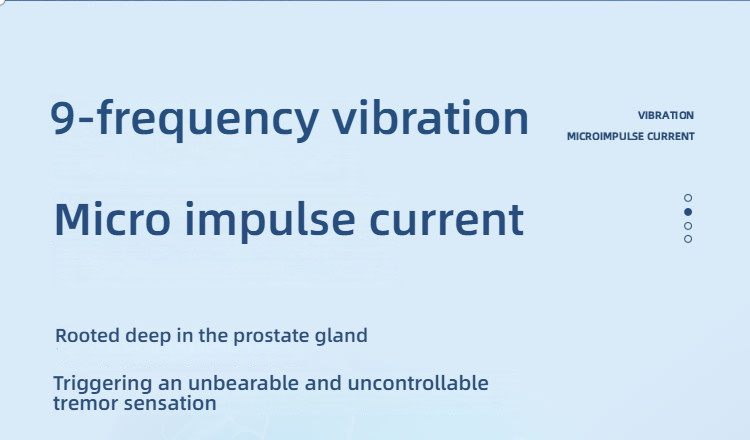 Sihande Microcurrent Stimulation 5-Frequency Electric Shock Dual Motor Strong Intensity Prostate Massager