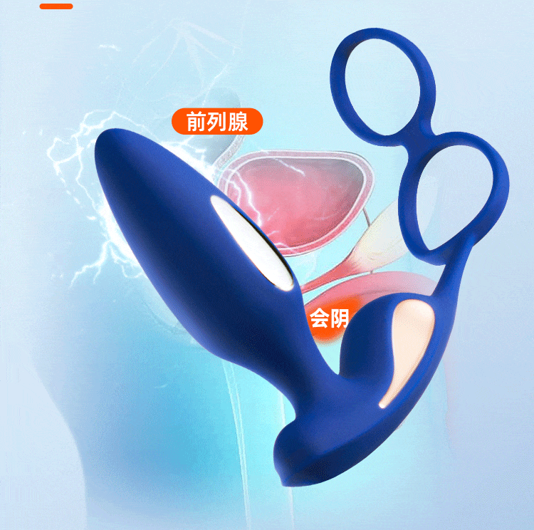 Sihande Microcurrent Stimulation 5-Frequency Electric Shock Dual Motor Strong Intensity Prostate Massager