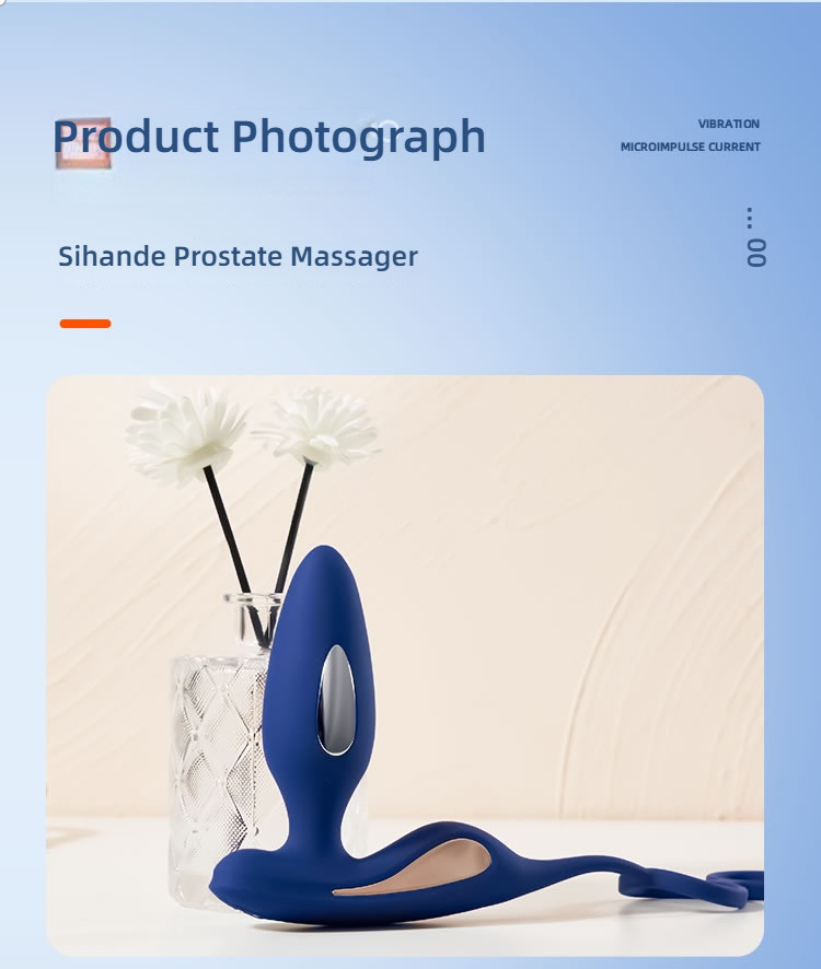Sihande Microcurrent Stimulation 5-Frequency Electric Shock Dual Motor Strong Intensity Prostate Massager
