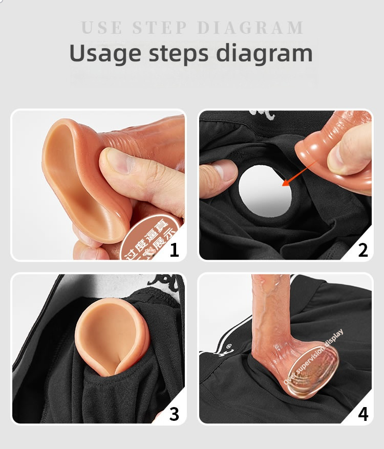 COC underwear with multiple uses of dildos