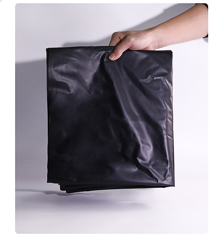 Mystery Girl's Fun Waterproof Bed Sheet Black