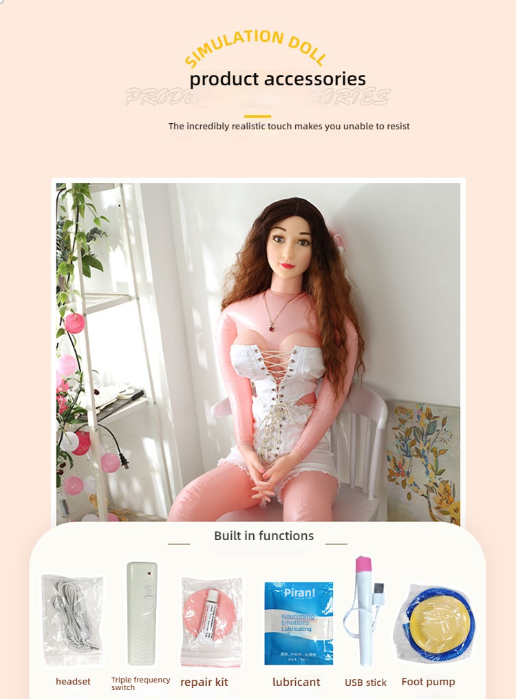 Seductive mature young woman, stunning voice, hair transplant inflatable doll
