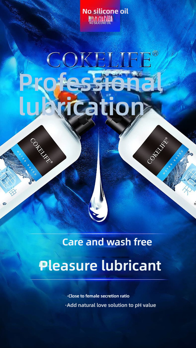 COKELIFE anal usable pleasure free silicone oil large capacity lubricant 500ML