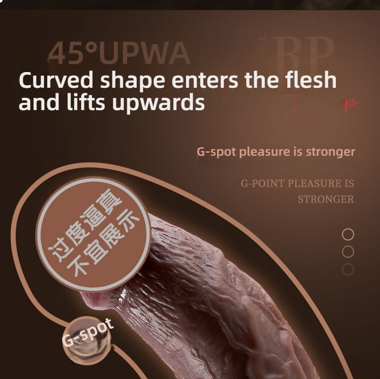 Wan Ant Coarse Black Bend Female Riding Manual dildo