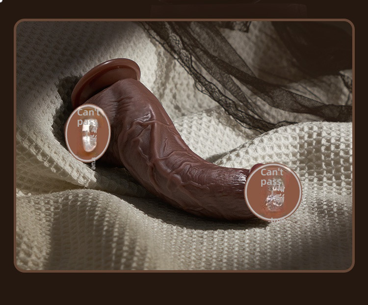 Wan Ant Coarse Black Bend Female Riding Manual dildo