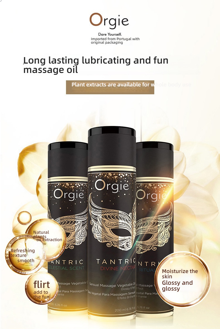 Orgie Tantric Sensual Tantra flirting original imported massage oil