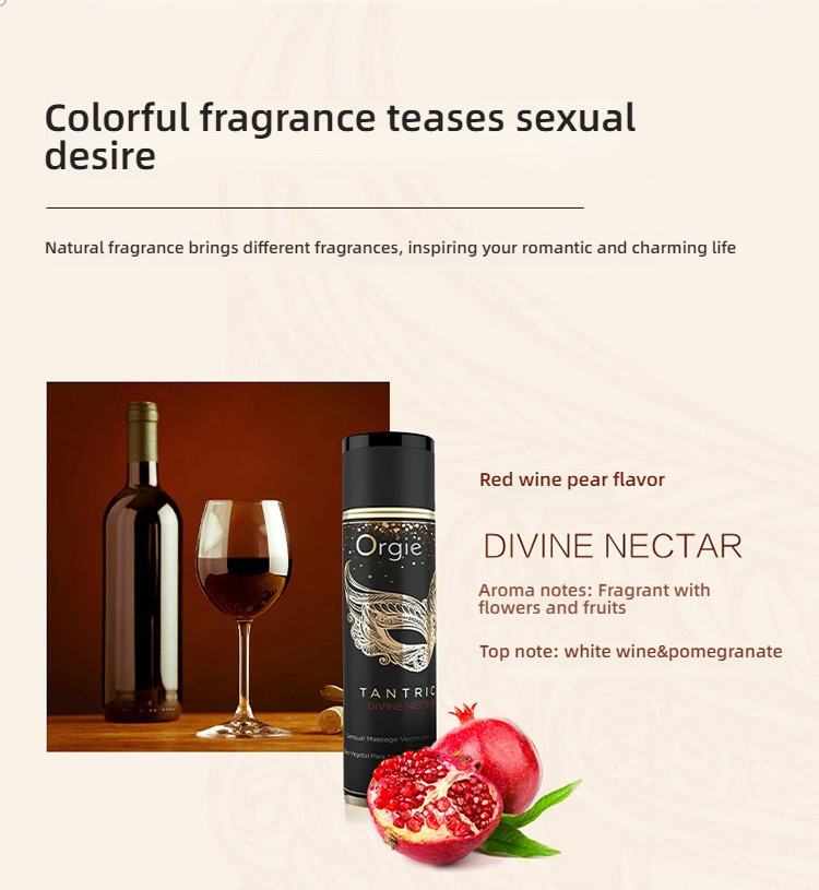 Orgie Tantric Sensual Tantra flirting original imported massage oil
