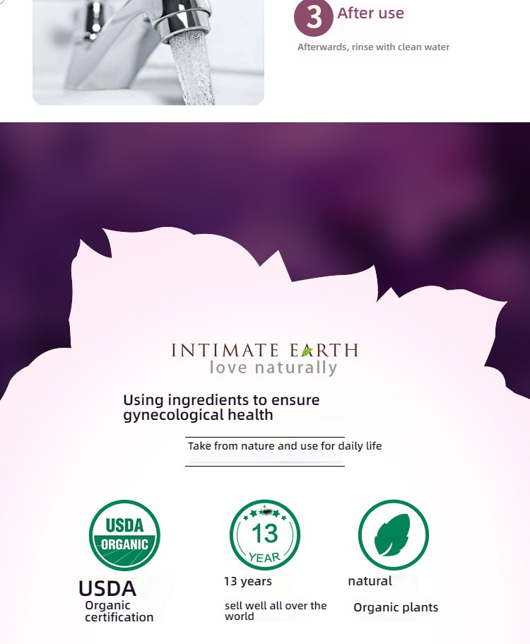 Intimate Earth imported 120ml water-based lubricant for relaxation in the rear courtyard