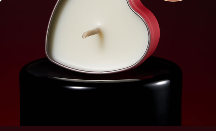 Xiaqi SM Red Love Iron Box Low Temperature Drip Wax Candle