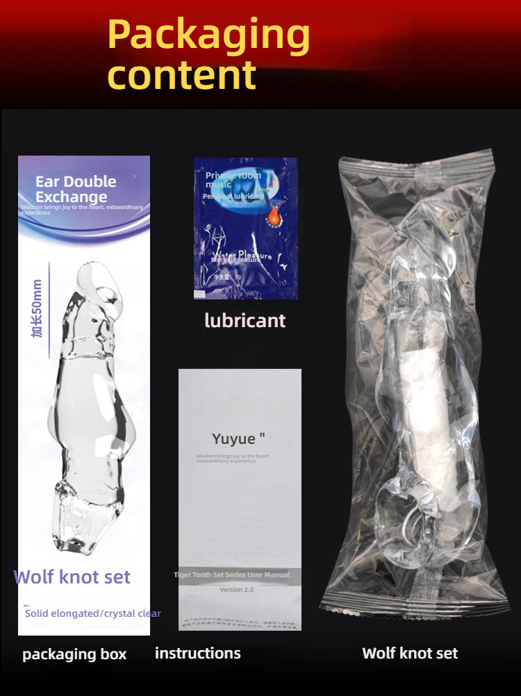 Pleasing Wolf Knot Set Transparent Style