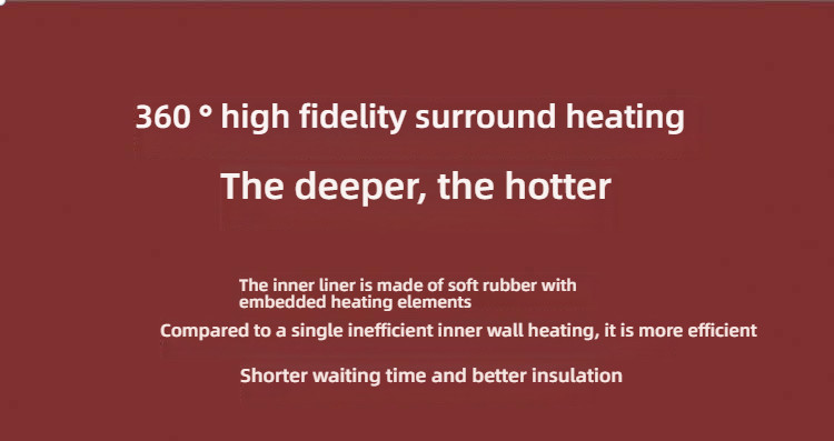 NetEase Spring Breeze Black Hole Continuously Variable Speed Heating Telescopic Airplane Cup
