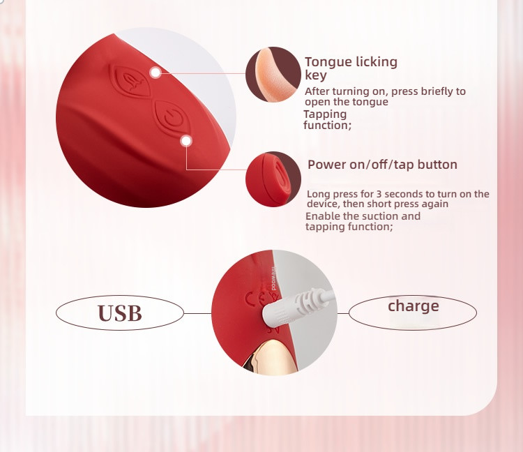 Orena Third Generation Tongue Licking and Beating Shock Device