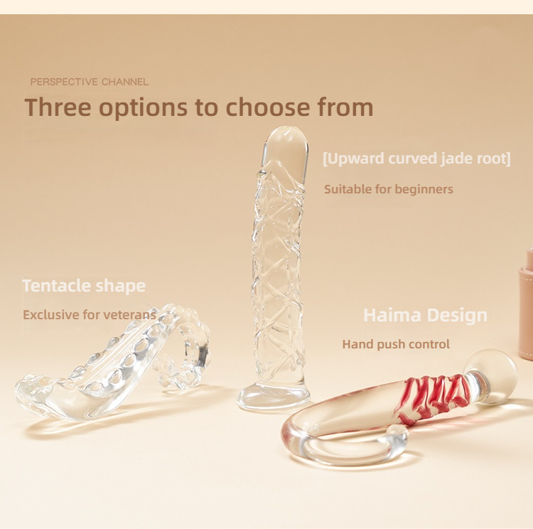 Xiaqi Glass Backyard Toy Seahorse/Tentacle/dildo Three Options to Choose from