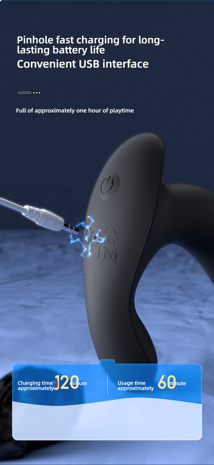 Yunman Abyss - Triple Shock 10 Frequency Prostate Massager Remote Control Edition Black