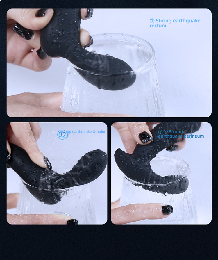 Yunman Abyss - Triple Shock 10 Frequency Prostate Massager Remote Control Edition Black