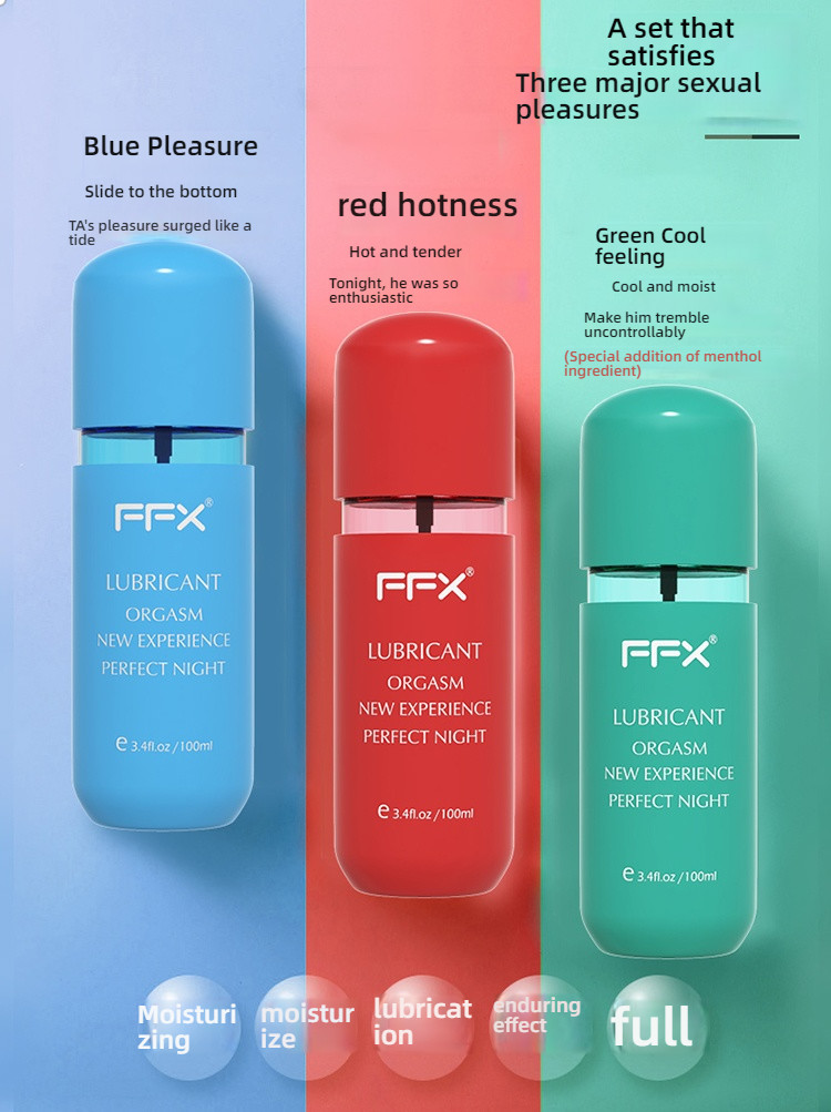 FXX lubricant enhances taste with 100ml cold/hot sensation