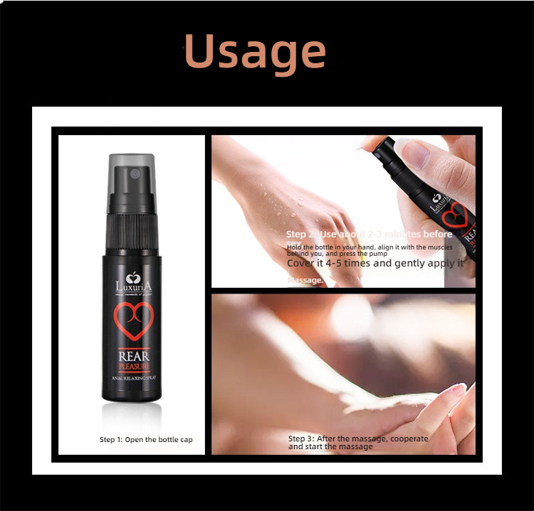Intimateline, imported from Italy, lax, lubricating and pain relieving spray 20ml
