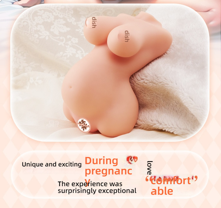 Enjoying the bride's flower wedding and pregnancy experience with a beautiful chest accessory