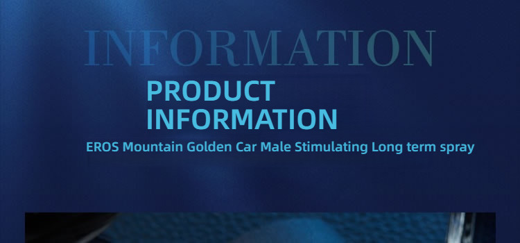EROS Mountain Golden Car Male Stimulating Long effect spray 30ml