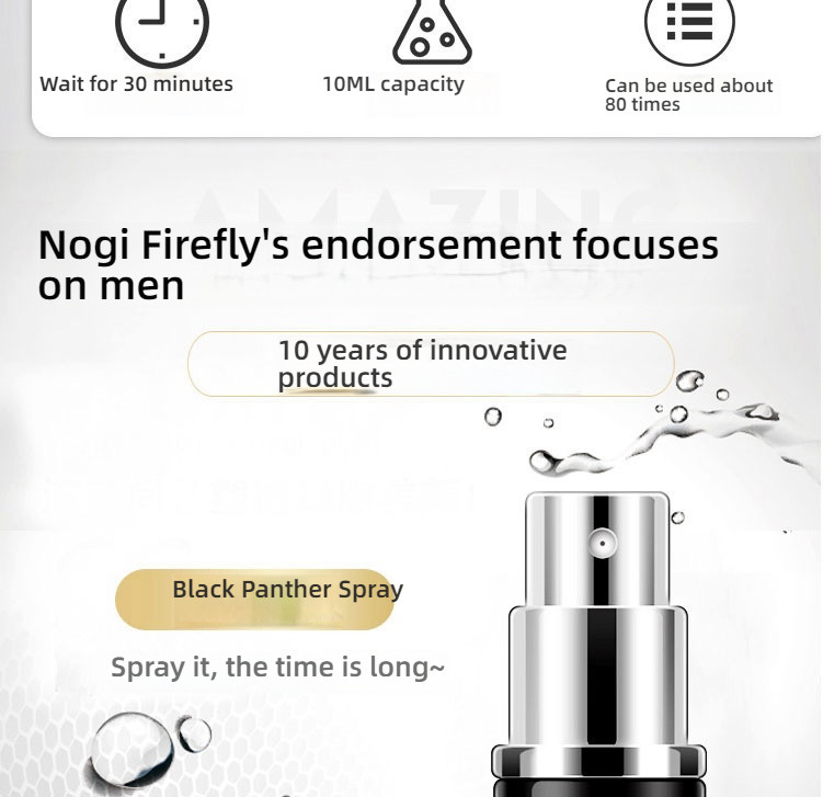 Black Panther Delay Spray 10ml (Third Generation)