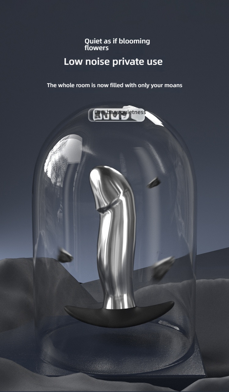Yunman Silver Bright Anal Stopper - Wanyue Wear Anal Stopper Shock Remote Control Version for Going Out