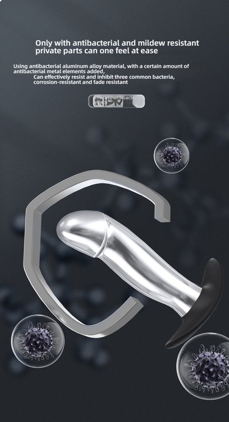 Yunman Silver Bright Anal Stopper - Wanyue Wear Anal Stopper Shock Remote Control Version for Going Out