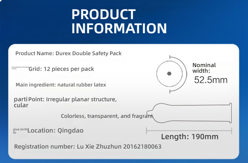 Durex Double Safety Pack 12 pieces