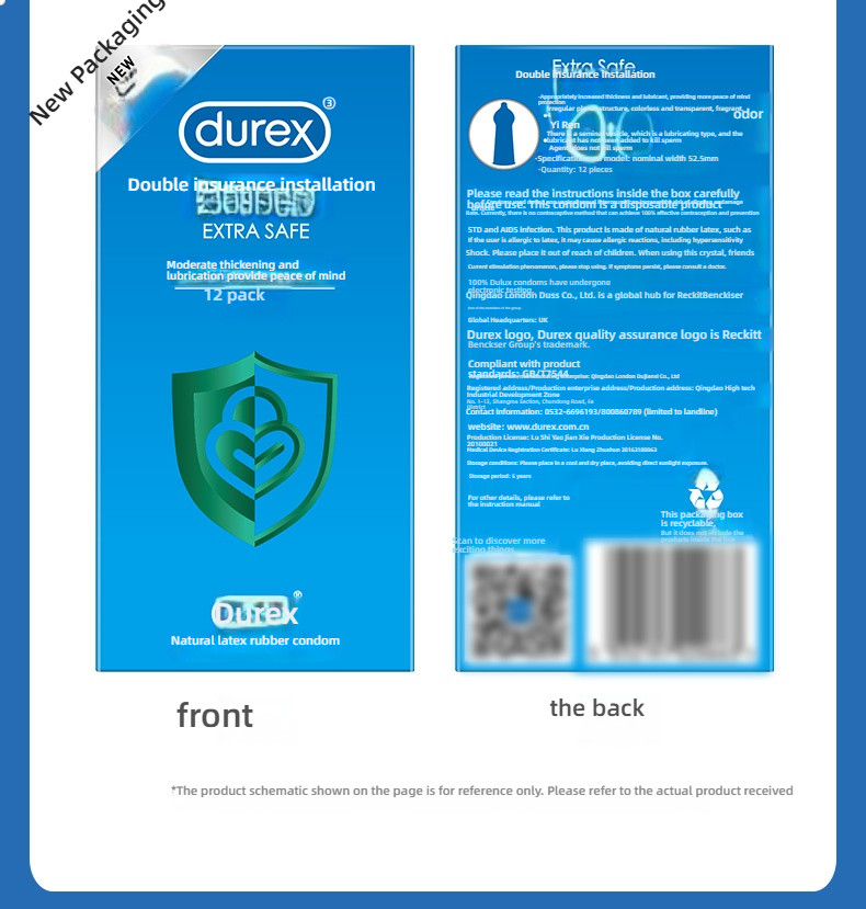 Durex Double Safety Pack 12 pieces