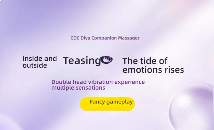 Diya dual head stimulation companion massager purple