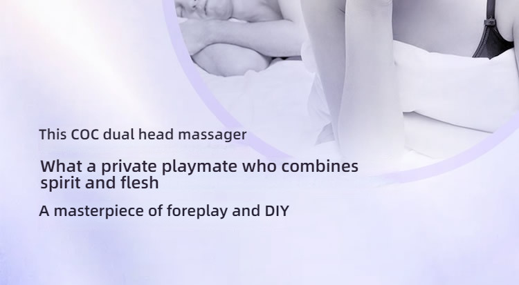 Diya dual head stimulation companion massager purple