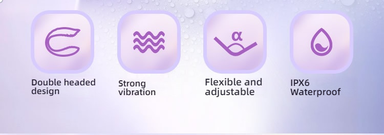 Diya dual head stimulation companion massager purple