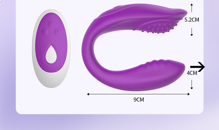 Diya dual head stimulation companion massager purple