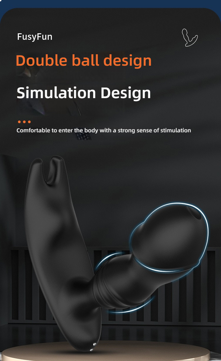 FusyFun continuously variable transmission shakes prostate stimulation in black