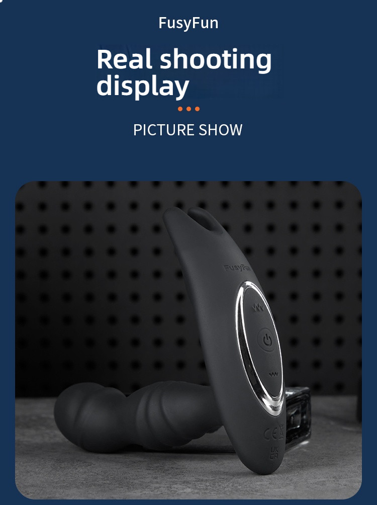FusyFun continuously variable transmission shakes prostate stimulation in black
