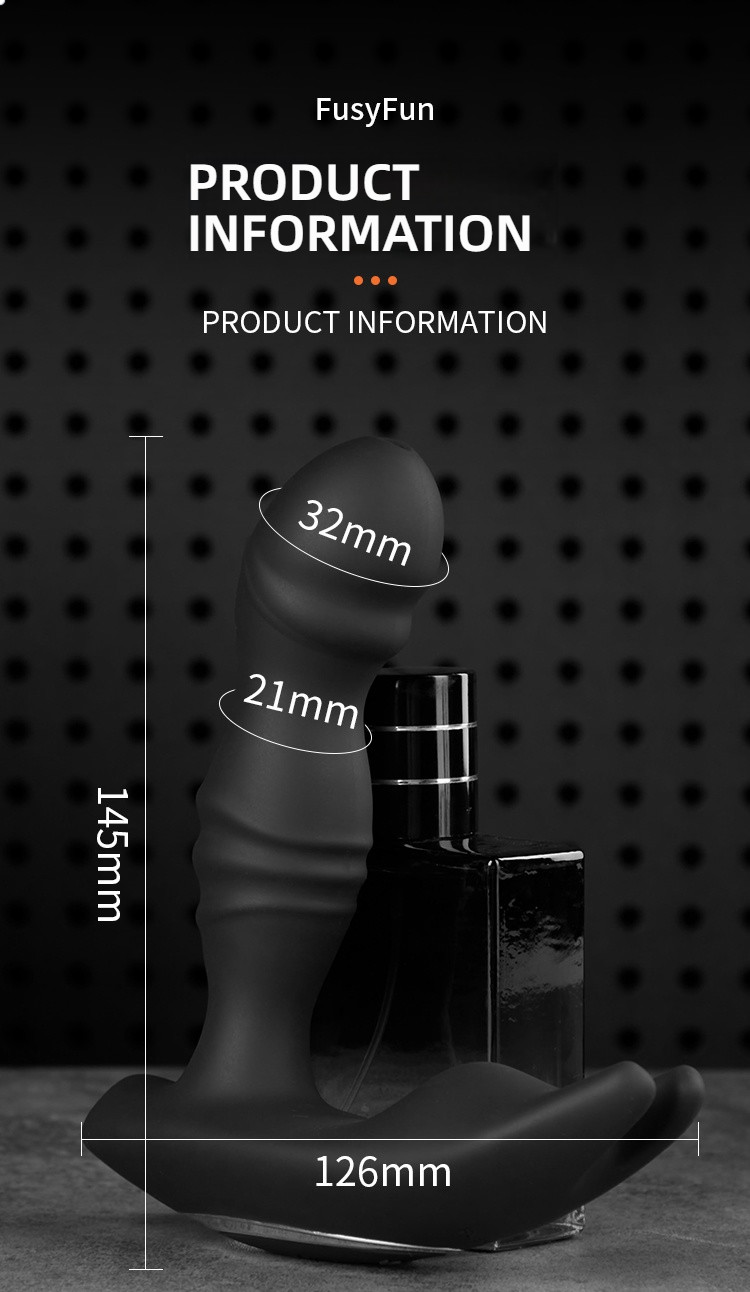 FusyFun continuously variable transmission shakes prostate stimulation in black