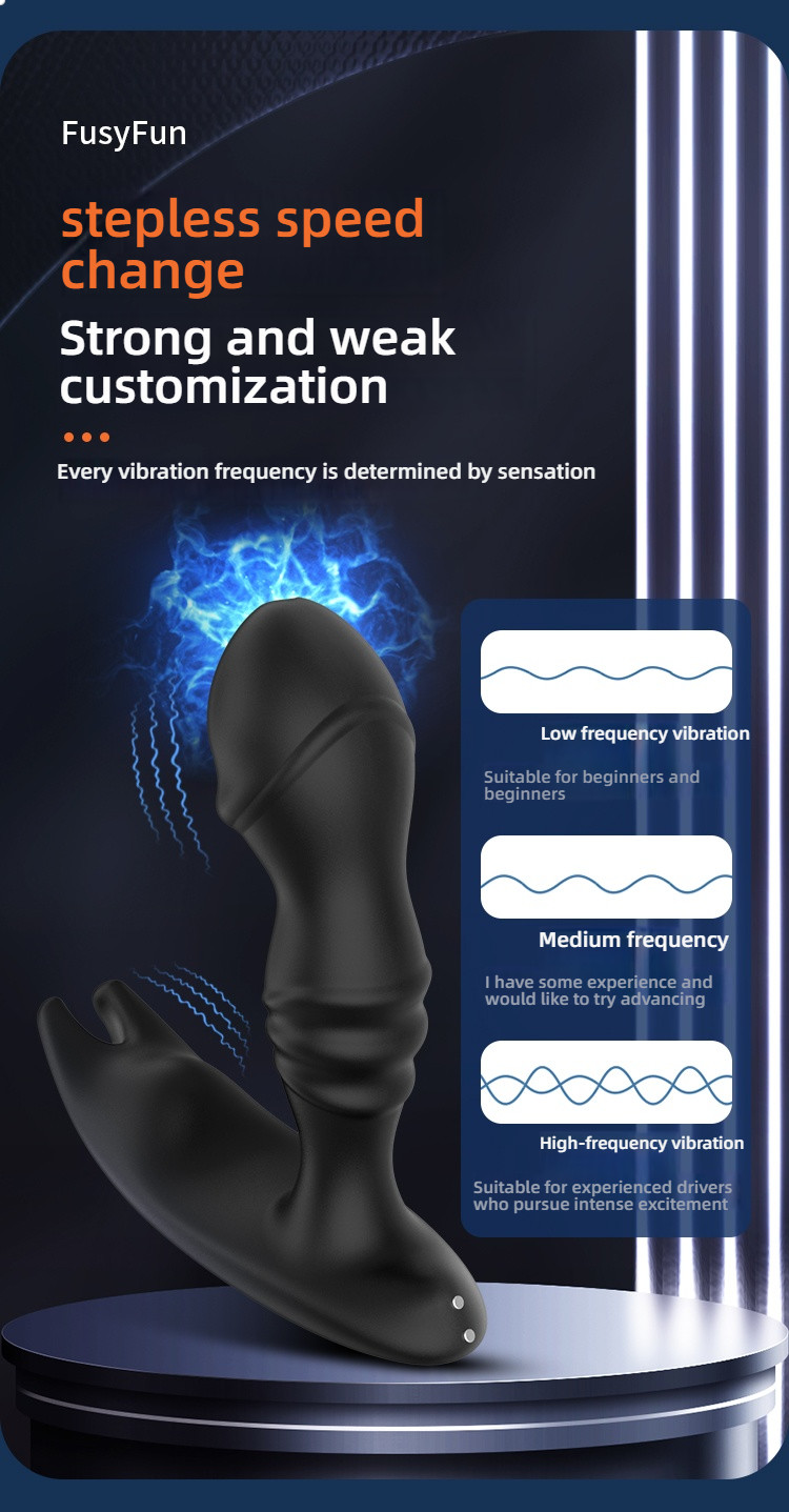 FusyFun continuously variable transmission shakes prostate stimulation in black