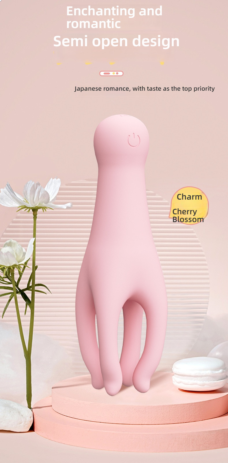 Yunman foreplay cake hand 4D shaking and rotating tentacle teasing device
