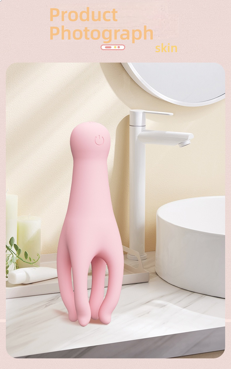 Yunman foreplay cake hand 4D shaking and rotating tentacle teasing device