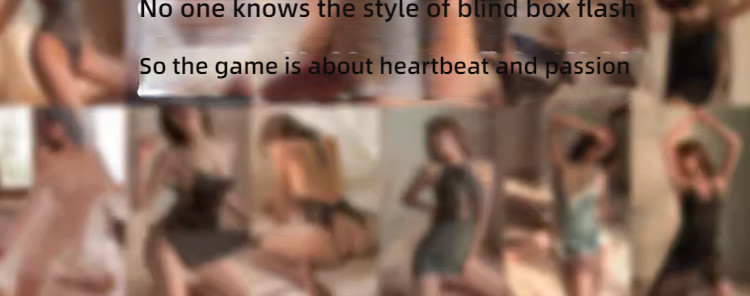 Sex lingerie heartbeat blind box